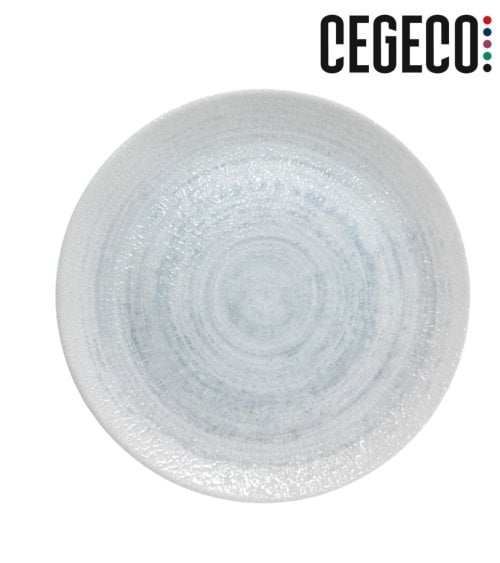 Bajo Plato Froid Zest de Porcelana