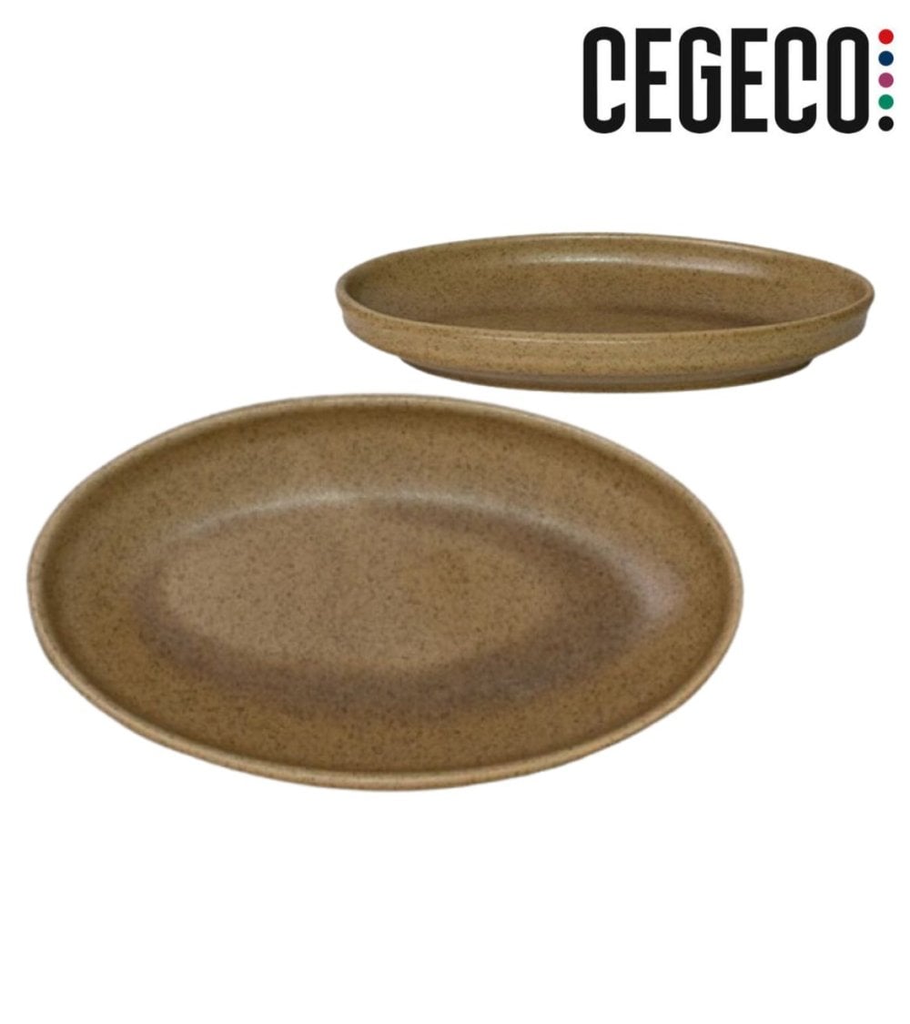 Fuente Oval Gordion de Porcelana