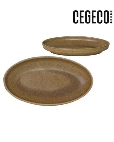 Fuente Oval Gordion de Porcelana