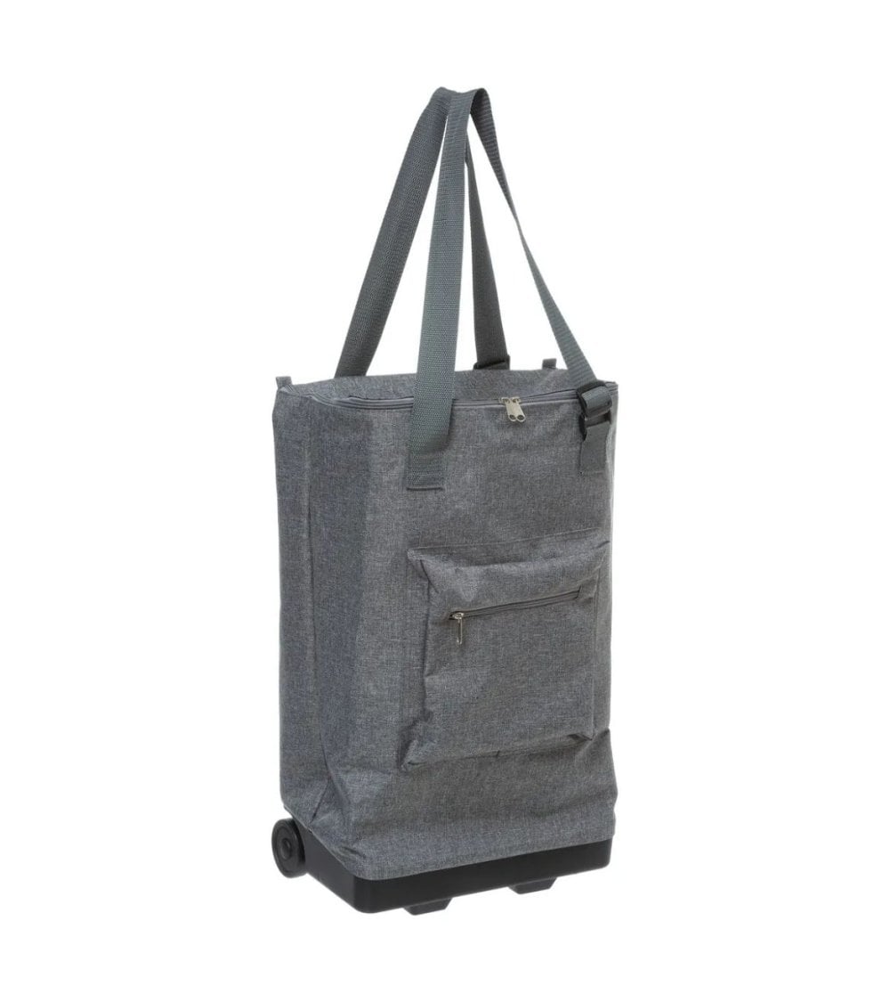 Carro de Compra Gris Tipo Bolsa Ideal para tus Compras Diarias