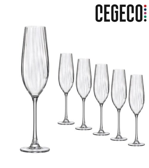 Set de 6 Copas Jónica Flute de Cegeco