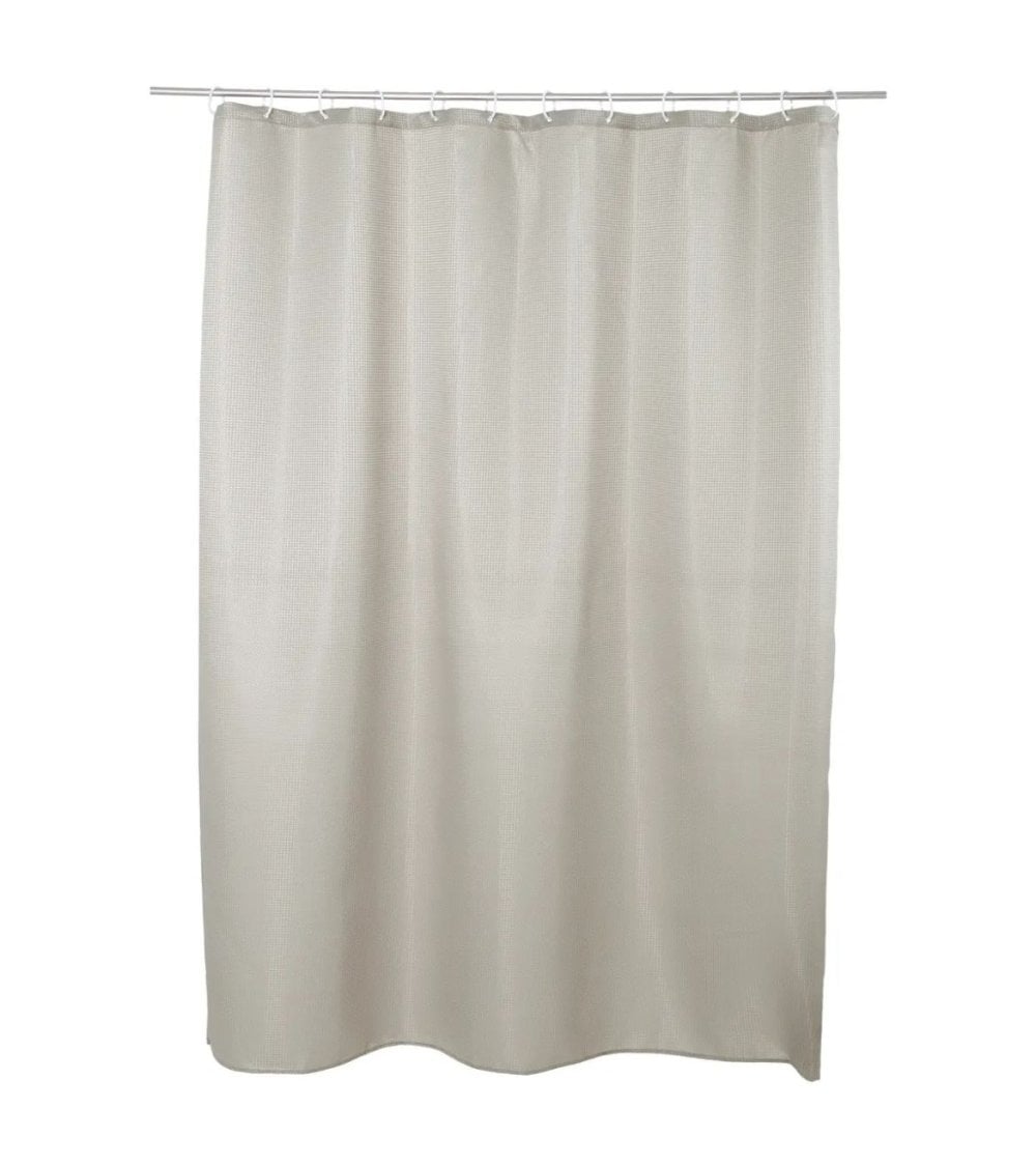 Cortina de Ducha Estilo Panal de Abeja