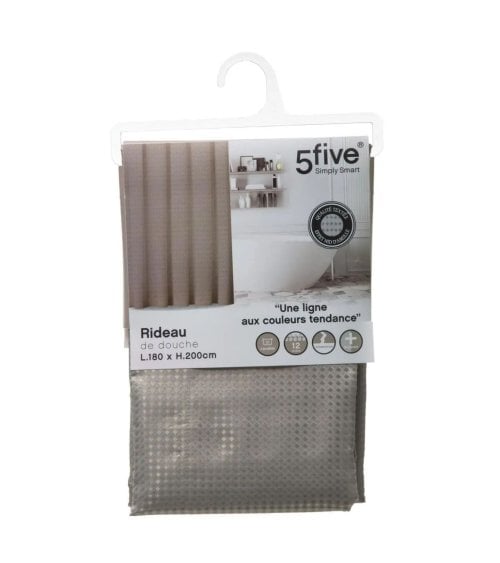 Cortina de Ducha Estilo Panal de Abeja