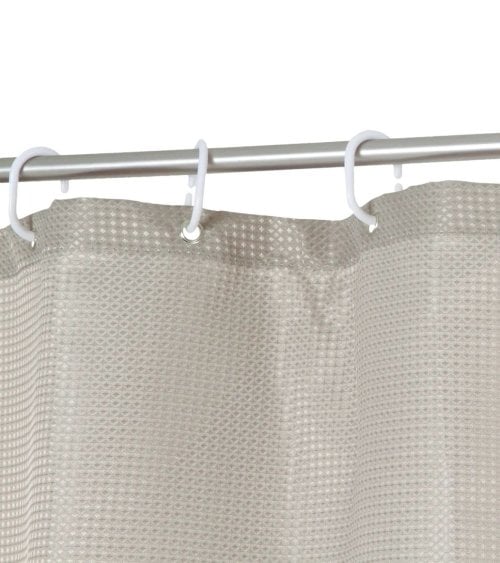 Cortina de Ducha Estilo Panal de Abeja