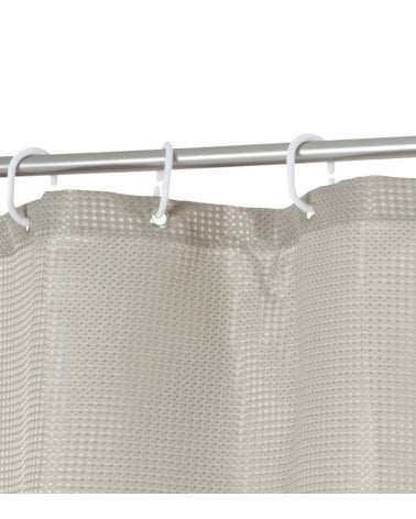 Cortina de Ducha Estilo Panal de Abeja