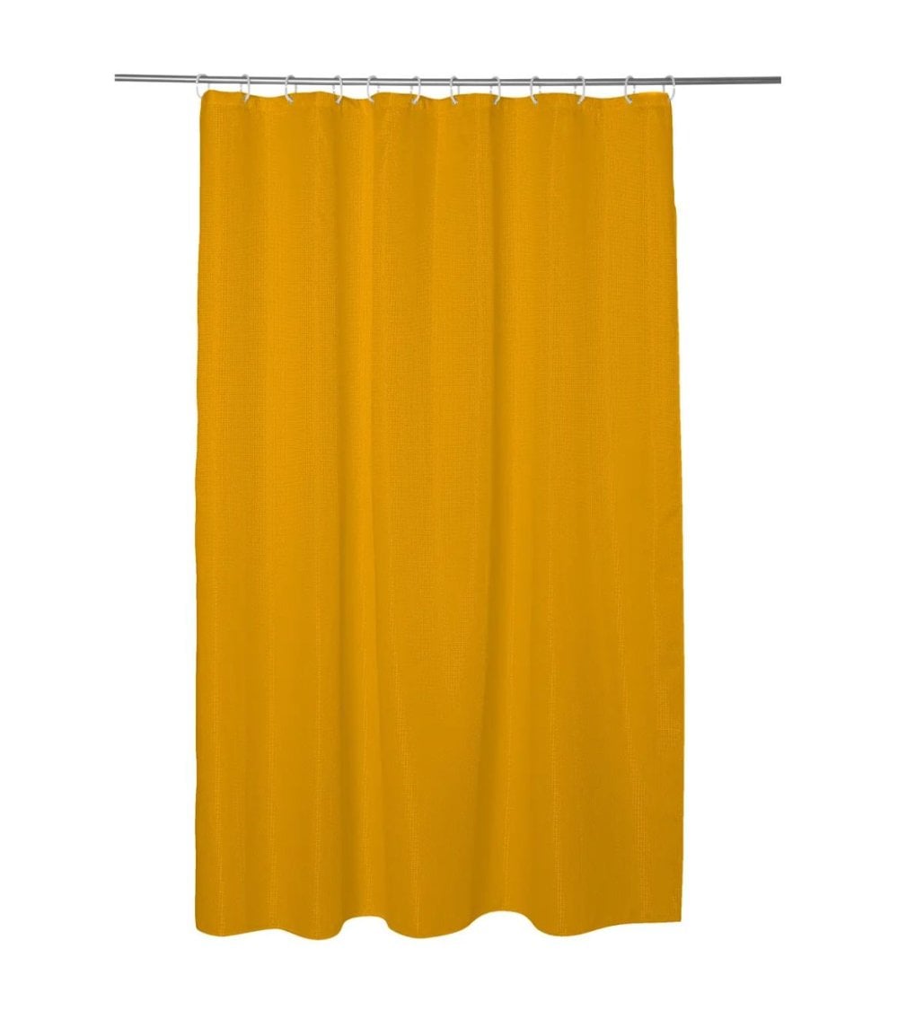 Cortina de Ducha Estilo Panal de Abeja