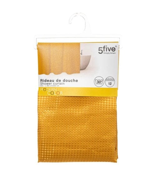 Cortina de Ducha Estilo Panal de Abeja