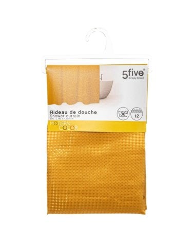 Cortina de Ducha Estilo Panal de Abeja
