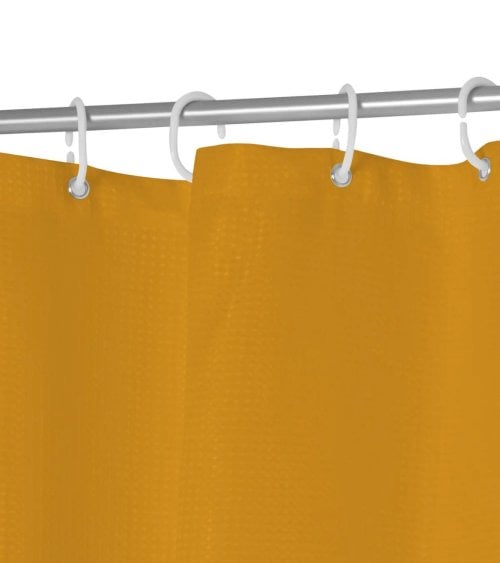 Cortina de Ducha Estilo Panal de Abeja