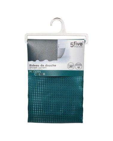 Cortina de Ducha Estilo Panal de Abeja
