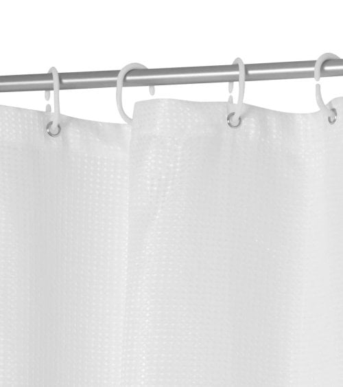 Cortina de Ducha Estilo Panal de Abeja