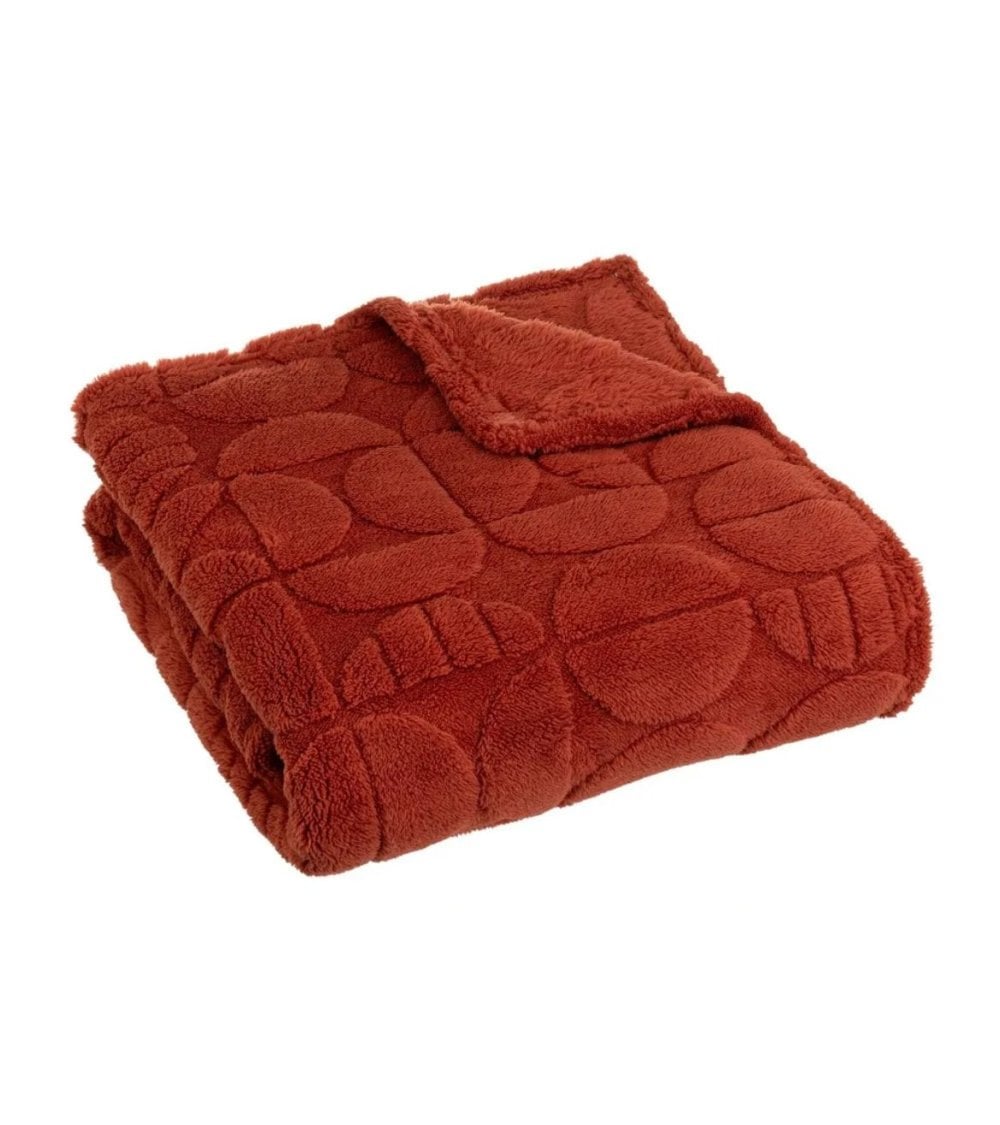 Manta Sherpa con Patrón Geométrico