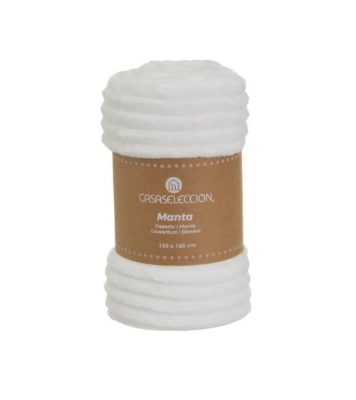 Manta de Franela con Rayas