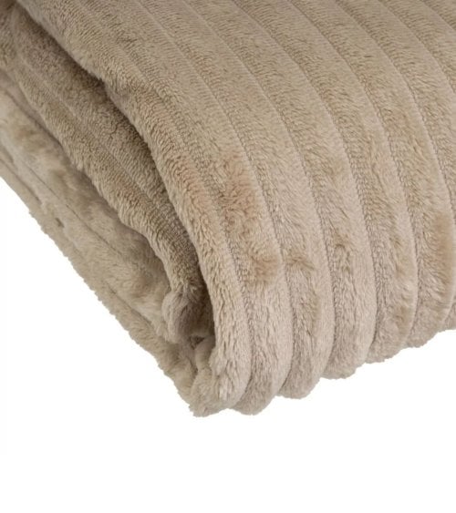 Manta de Franela con Rayas