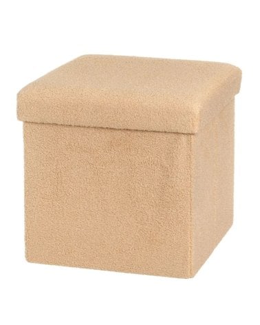 Puff Plegable Boucle de Borreguillo