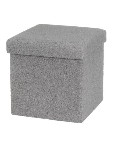 Puff Plegable Boucle de Borreguillo