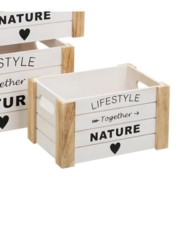 Caja con Asas de Madera de Paulonia