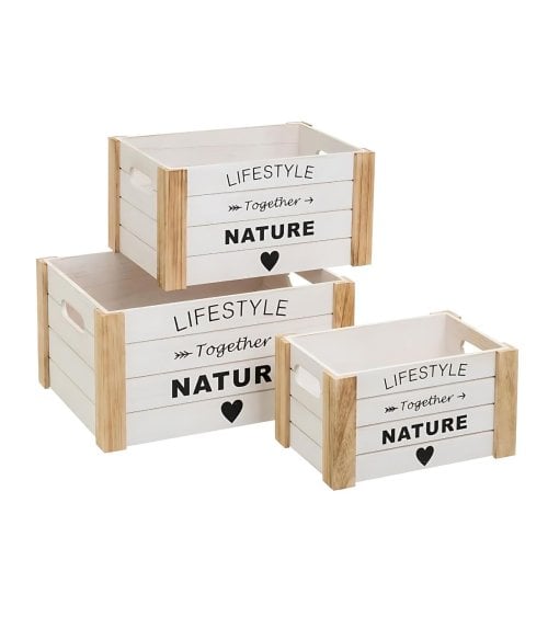 Caja con Asas de Madera de Paulonia