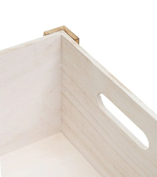 Caja con Asas de Madera de Paulonia