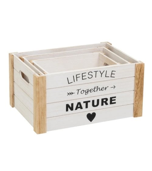 Caja con Asas de Madera de Paulonia