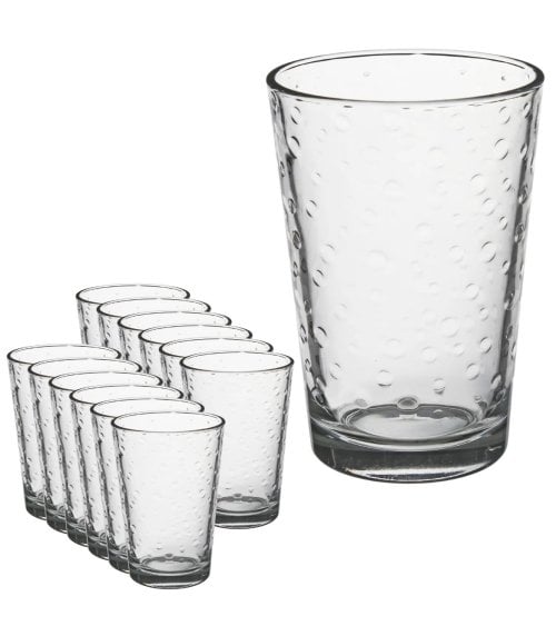 Set de 12 Vasos Ald'eau de Vidrio
