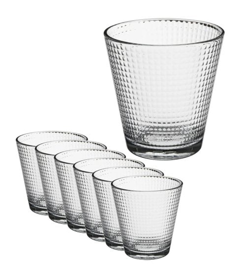 Set de 6 Vasos Bajos Benit'eau de Vidrio