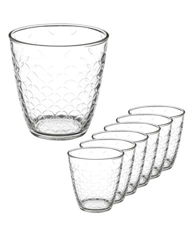 Set de 6 Vasos Rome de Vidrio