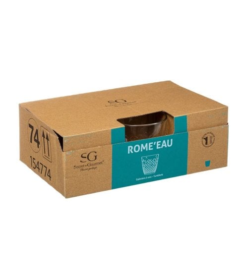 Set de 6 Vasos Rome de Vidrio