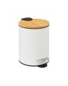 Cubo de Basura Colors con Tapa de Bambú