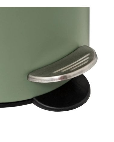 Cubo de Basura Colors con Tapa de Bambú