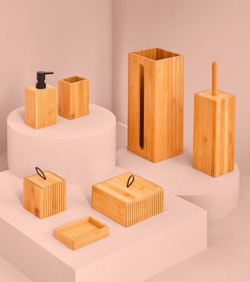 Portarollos de Baño Terre de Bambú