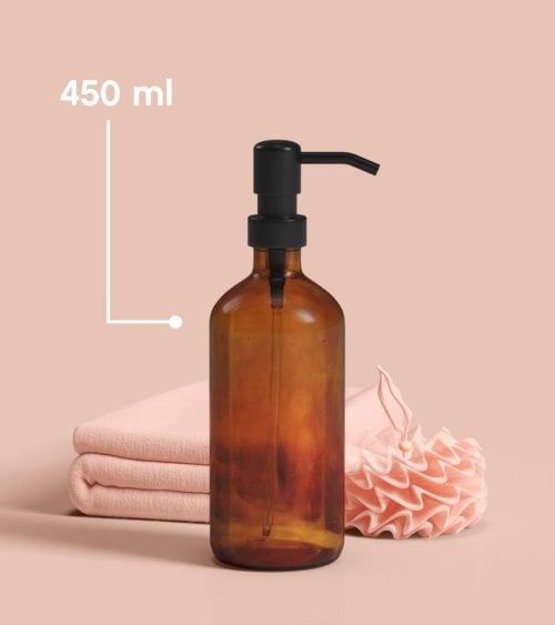 Dispensador de Jabón de Vidrio Minimalista