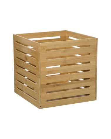 Cesta para Almacenamiento de Bambú