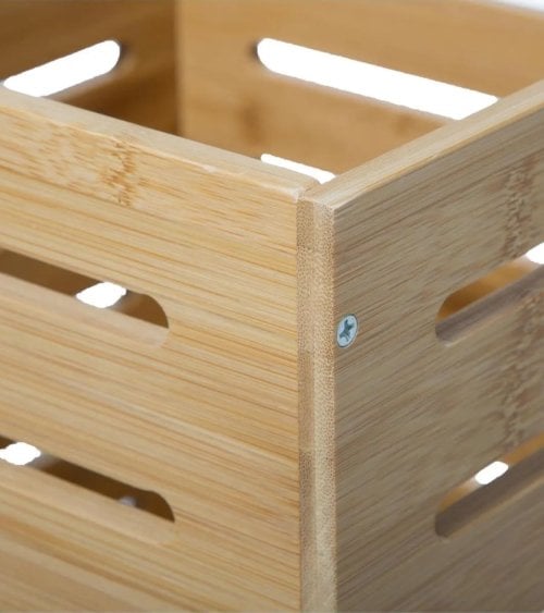 Cesta para Almacenamiento de Bambú