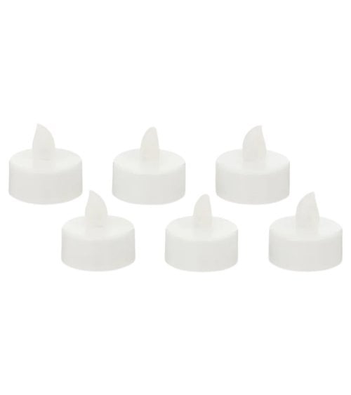 Set de 6 Velas LED para Decoración Navideña