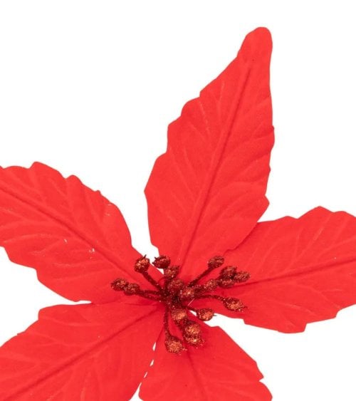Flor Poinsettia para Sujetar para Árbol