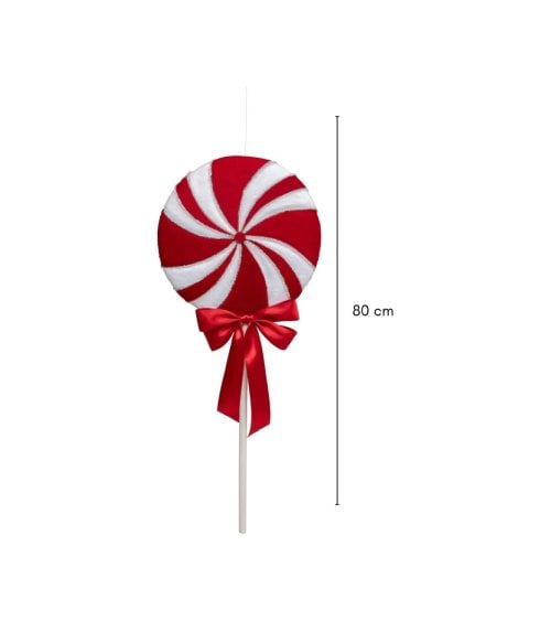 Piruleta de Caramelo para Decoración de Navidad