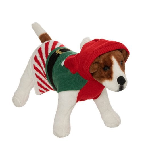 Traje para Perro de Elfo Navideño