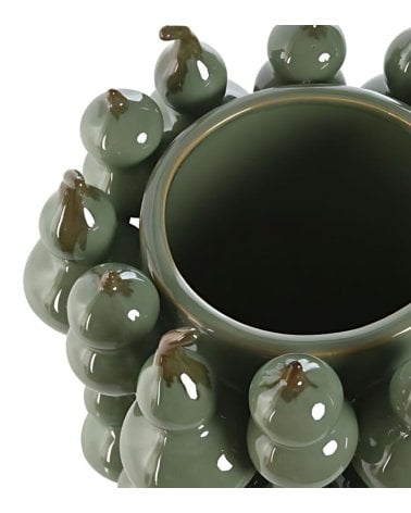 Jarrón Verde de Calabazas de Gres