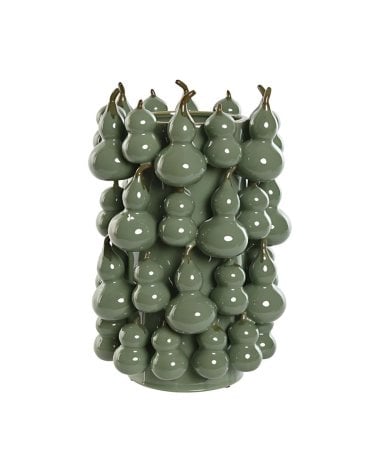 Jarrón Verde de Calabazas de Gres