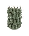 Jarrón Verde de Calabazas de Gres