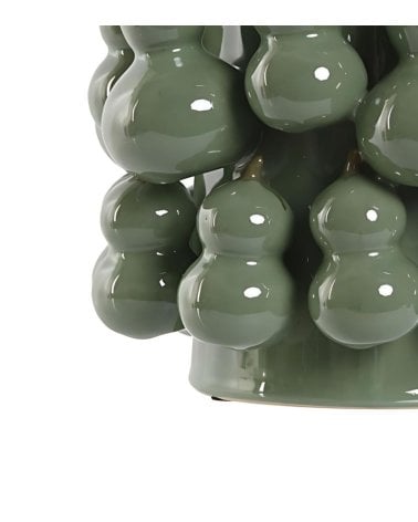 Jarrón Verde de Calabazas de Gres