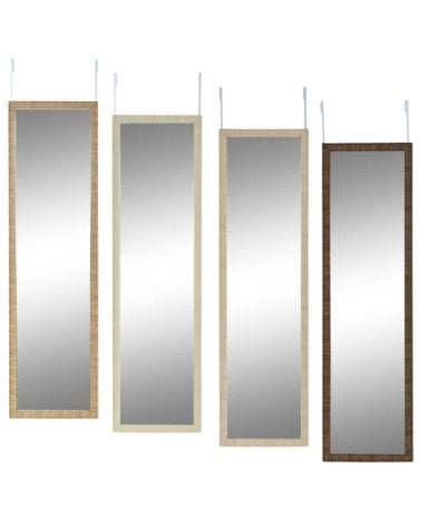 Espejo para Puerta con Marco Estilo Madera