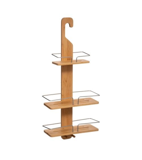 Estantería para Ducha de 3 Niveles de Bambú