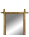 Espejo Rectangular con Marco de Ratán