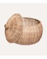 Cesta Balaya de Yute Natural con Tapa