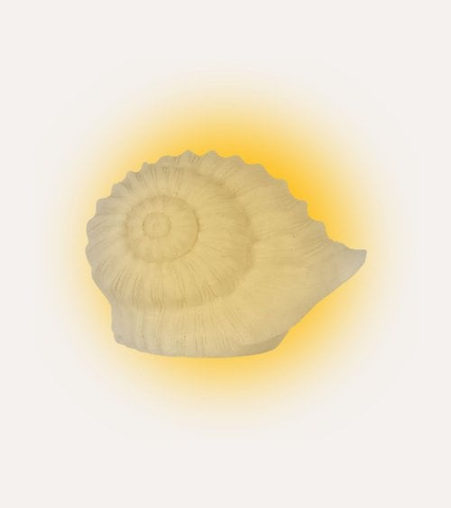 Lámpara de Caracol Marino de Resina