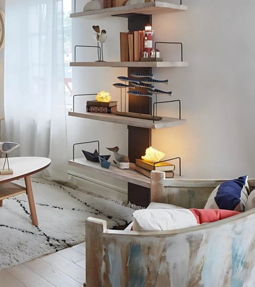 Lámpara de Coral Marino de Resina