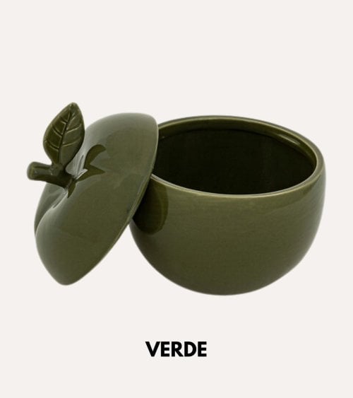 Manzana Decorativa de Cerámica