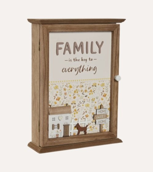 Cuelga Llaves Familiar con Puerta